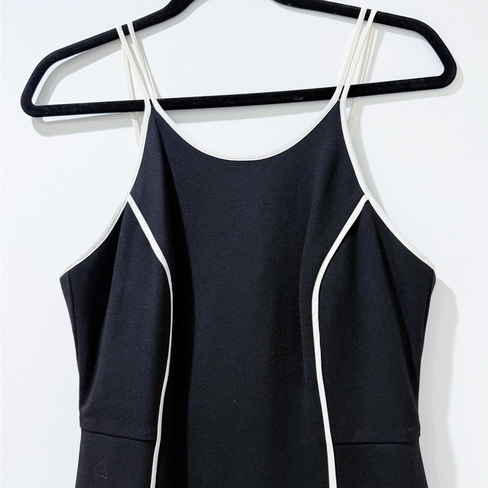 Trina Turk Black Dress with White Accents